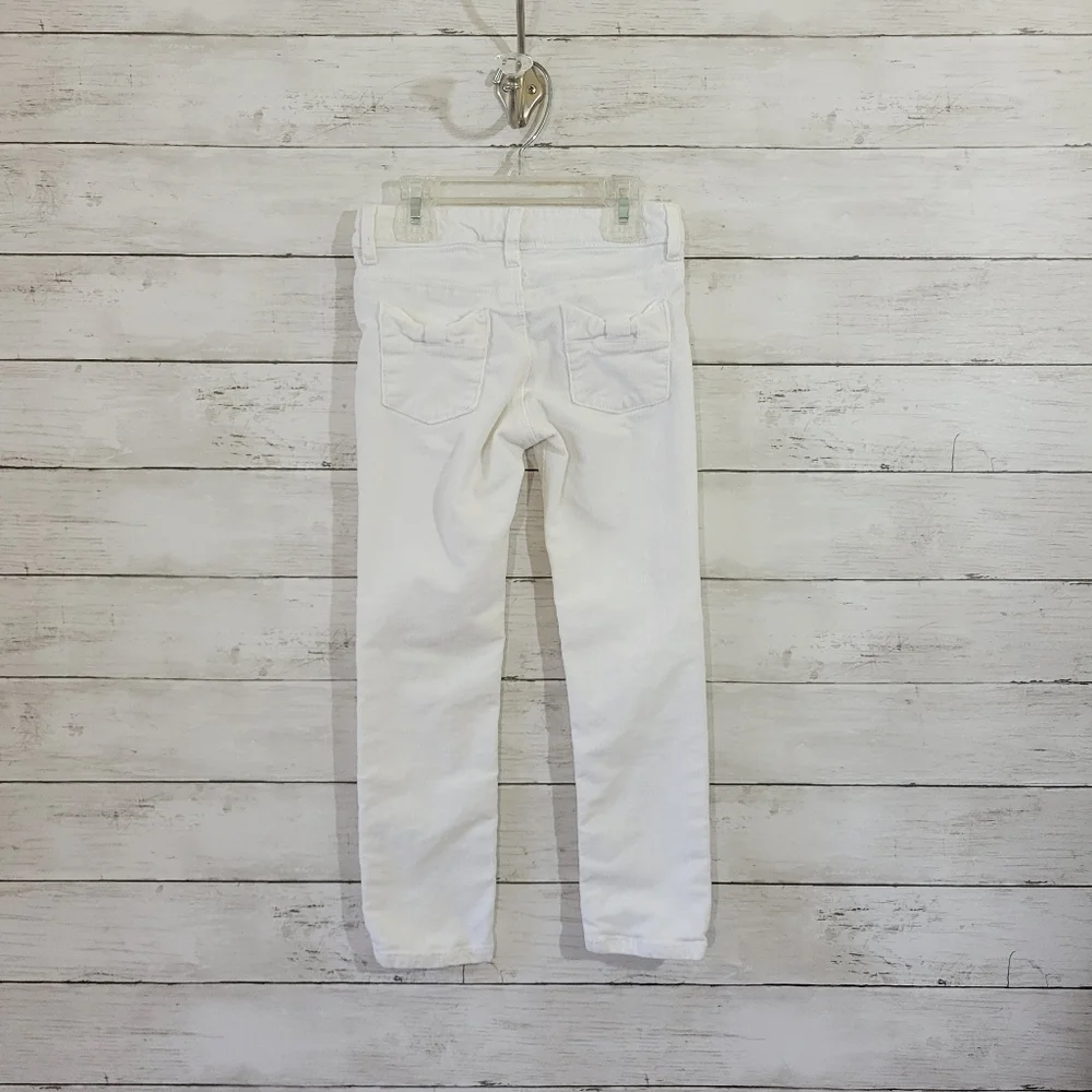 Little Girls Gymboree‎ Cords Corduroy Jeans in White Size 5